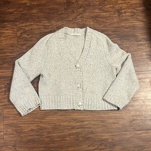 Abercrombie & Fitch Light Gray Women's Cardigan